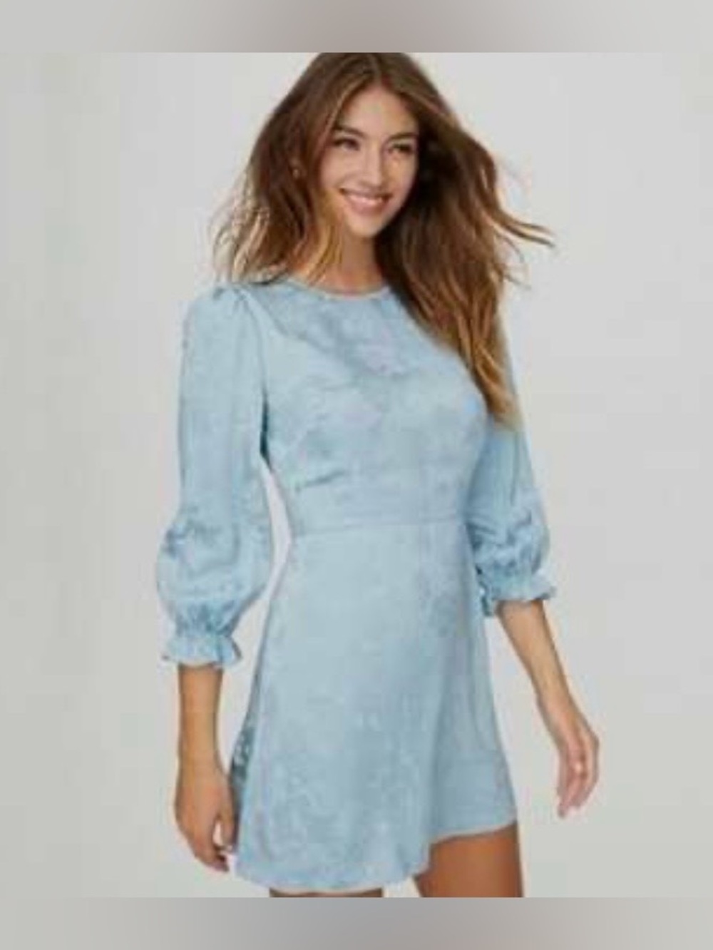 Wilfred Aritzia Light Blue Mini Dress NWOT Size 6